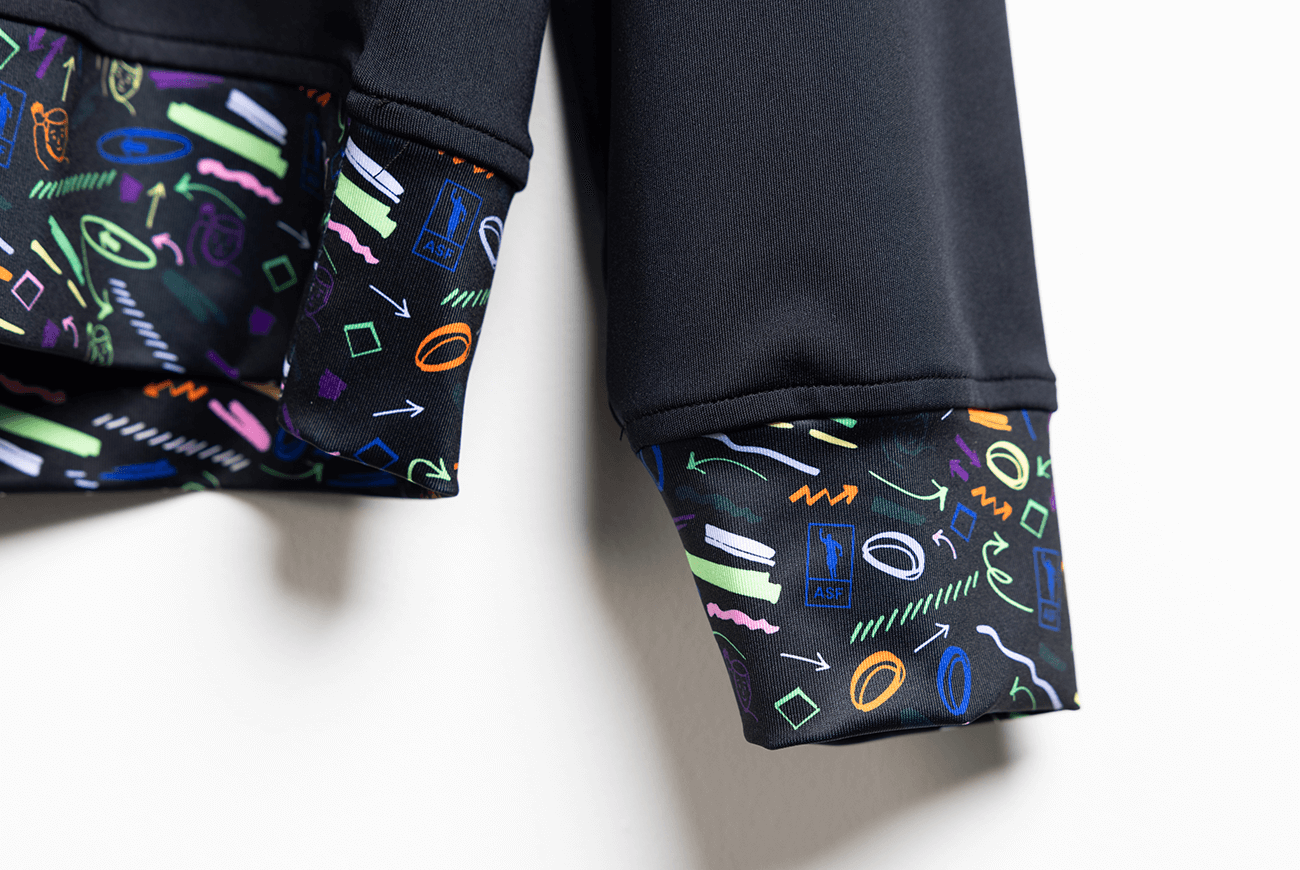 ASF Hoodie - Midnight Black - Image 5